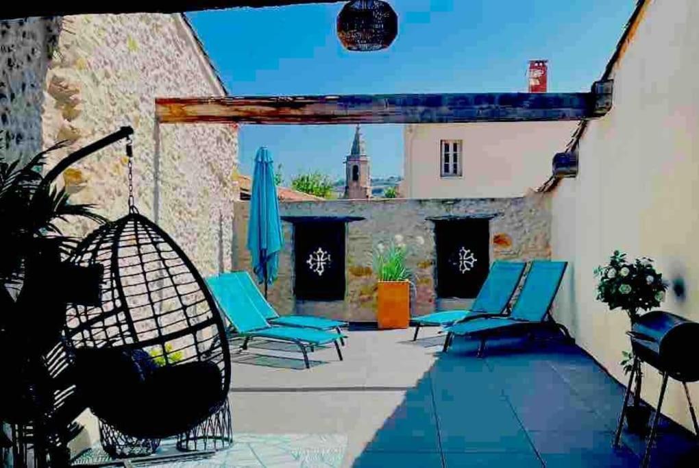 Villa Elegant And Charming Townhouse With Roof Terrace Limoux Exterior foto